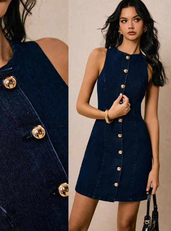 Vestido Denim Chic